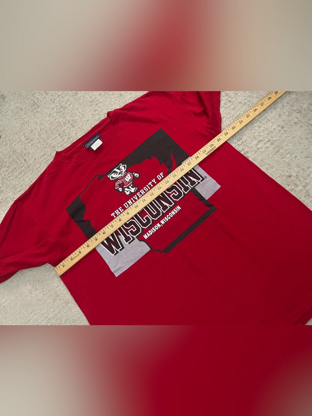 Pair of Vintage Wisconsin Badgers Jansport Tees - Picture 8 of 11